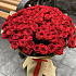 Букет из 101 бордовой розы №160 - Фото 4