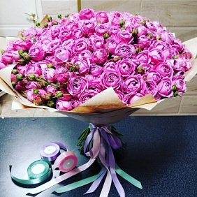 Букет цветов "Мисти Баблс" №160