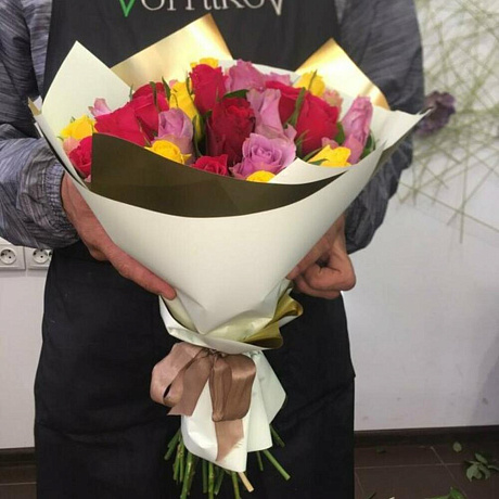 Букет цветов Блеск сапфира - Фото 3