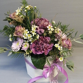 Букет "Черничный десерт" №162