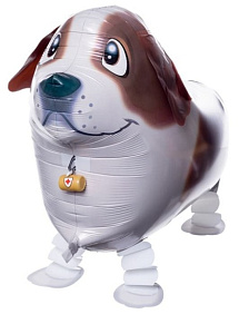 Ходячая фигура шар "Собака" 61 см.