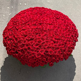 Корзина с цветами №386