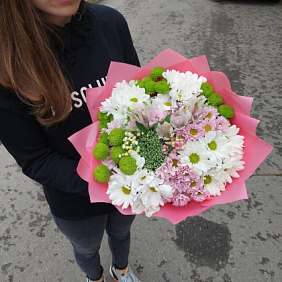 Букет цветов "Большой сюрприз" №2