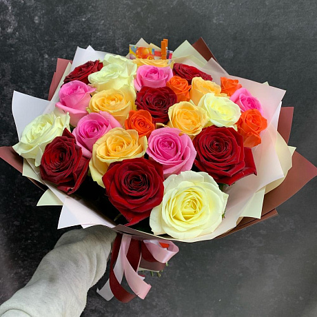 Конфетти из 25 роз - Фото 2