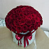 41 красная роза в каробке - Фото 1