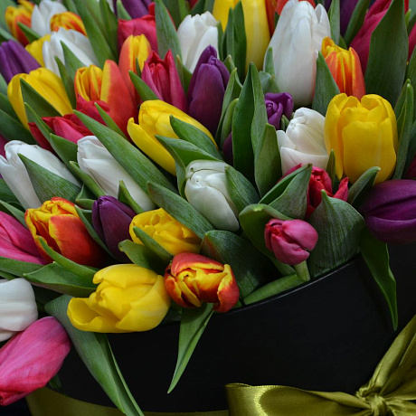 Шикарные тюльпаны в черной - Фото 6