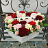 Композиция из роз с шоколадными буквами Маме - Фото 5