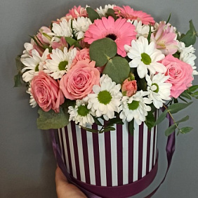 Цветы в коробке №297