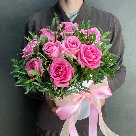 Букет цветов Pink box - Фото 3