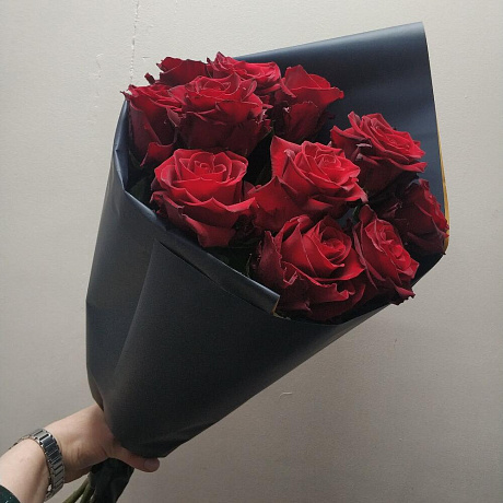 Шикарная эквадорская Роза (11 шт) - Фото 4