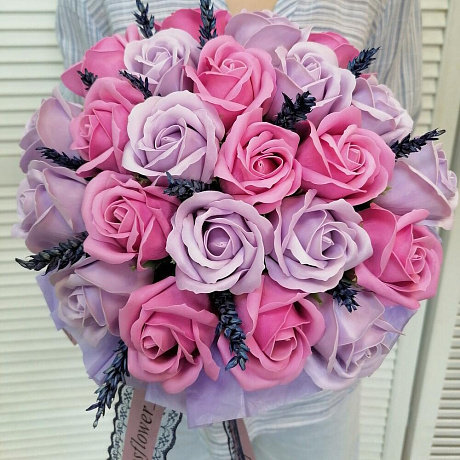 Ароматная композиция из мыльной розочки ️ - Фото 2