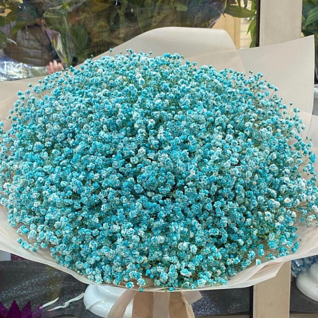 Букет Голубая гифсофила - Фото 4