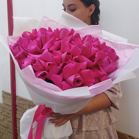 Букет "Малиновый пунш" №160