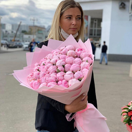 Букет из Пионов Шикарные  - Фото 4