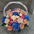 Букет цветов в корзине - Фото 2