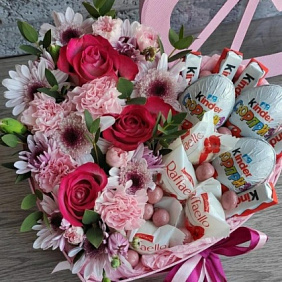 Цветы в коробке №553