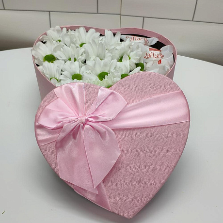 Цветы в коробке сердце 3 - Фото 5
