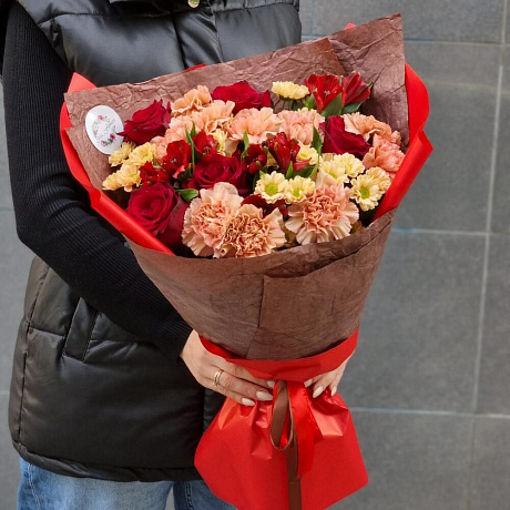 Букет цветов Сладкий сентябрь №162 - Фото 3