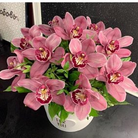 Цветы в коробке «Орхидея для принцессы»