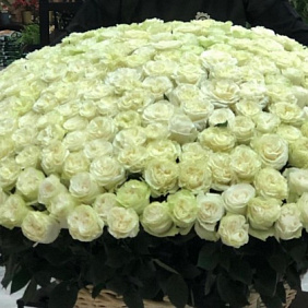 Корзина с цветами №390