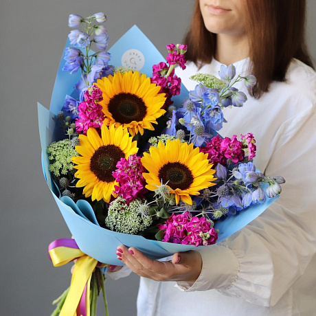 Букет Тёплый август - Фото 3