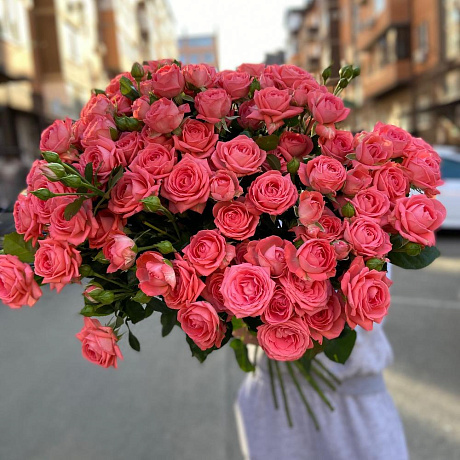 Кустовая Роза 70 см - Фото 6