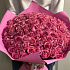 101 розовая роза Премиум - Фото 4