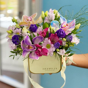 Цветы в коробке №462