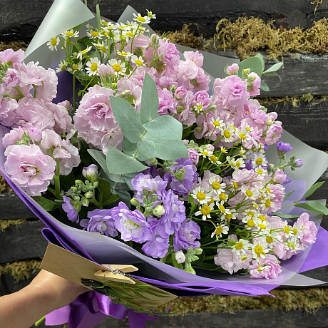 Букет из Маттиолы с Камиллой - Фото 5