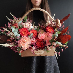 Букет цветов "Пино Нуар"