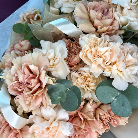 Букет цветов Cream dianthus - Фото 6