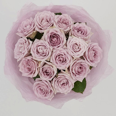 15 сиреневых розочек - Фото 3