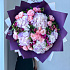 Авторский букет цветов Сиреневая дымка - Фото 3
