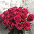 Букет 19 малиновых роз 50 см - Фото 2
