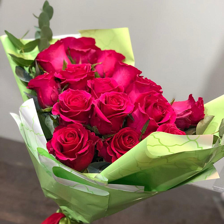 Моно букет цветов Малина - Фото 5