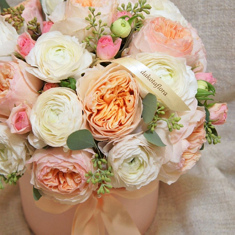 Букет цветов Нежная пудра - Фото 3