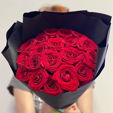Букет цветов Классик (19 роз 70 см) - Фото 2