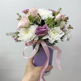 Букет "Цветочный стаканчик-комплимент" №160