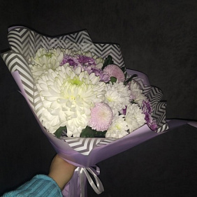 Букет из хризантем Ассорти