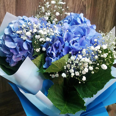 Букет с гортензиями №209 - Фото 3