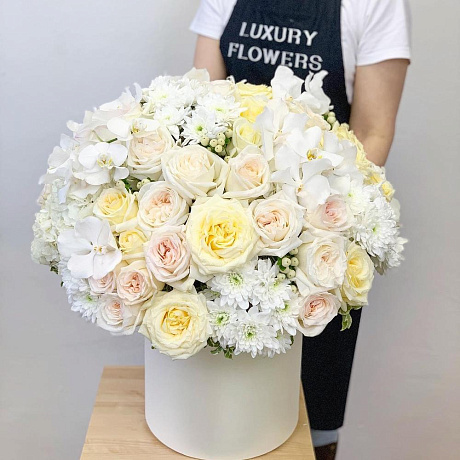 Цветы в коробке Luxury Flowers Цветочные облака - Фото 5