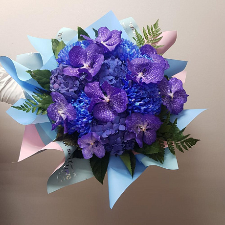 Букет цветов Небесная звезда - Фото 2