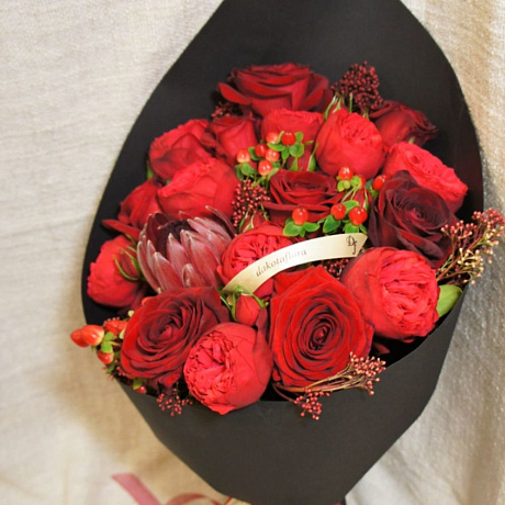 Букет цветов Моя страсть - Фото 3