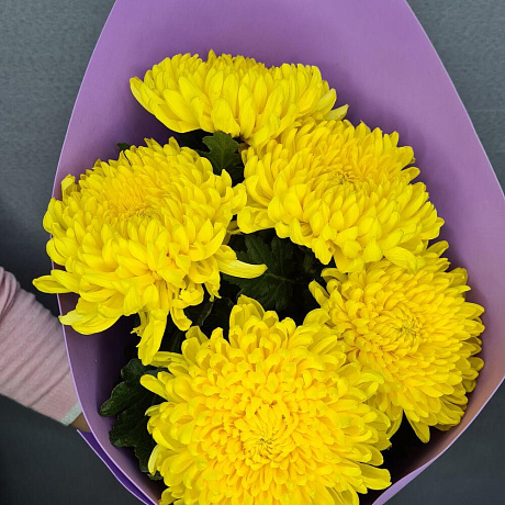 Букет цветов Деко жёлтая - Фото 6