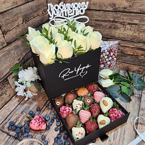 Букет ""Шкатулка Любимому учителю"