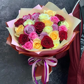 Конфетти из 25 роз