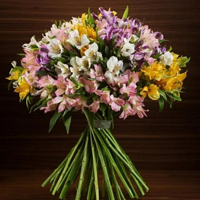 Букет из 29 альстромерий микс №169