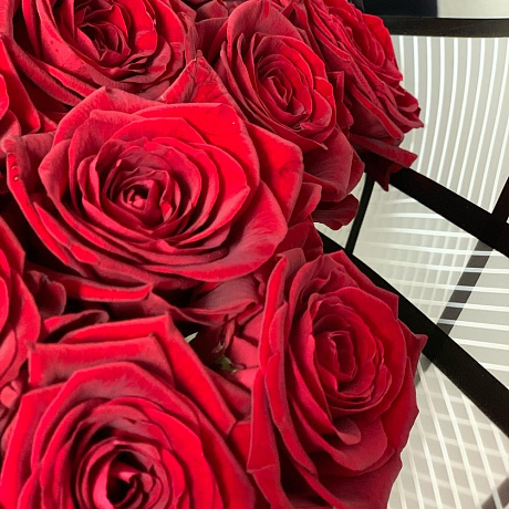 Букет из 51 розы стрела Амура - Фото 2