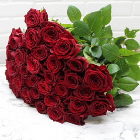 Букет из 39 роз 60см