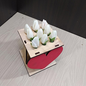 Букет с тюльпанами "8 марта"